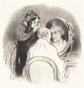 Ein Herr, den man zu sehr verjüngt von Honoré Daumier