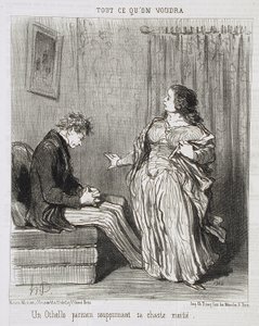 Ein Pariser Othello, der seine keusche Hälfte verdächtigt