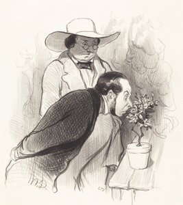 Ein Triumph des Botanikers von Honoré Daumier