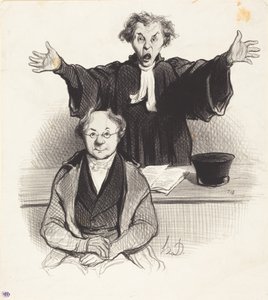 Eine Trennungsanfrage von Honoré Daumier