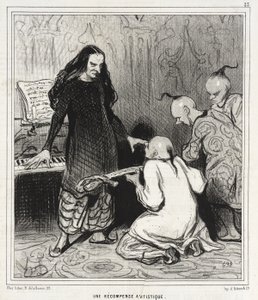 Eine künstlerische Belohnung von Honoré Daumier