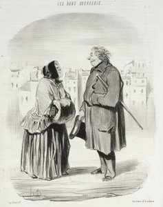Sie sind immer noch galant!... von Honoré Daumier