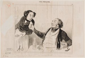 Kellner, was ist das? von Honoré Daumier