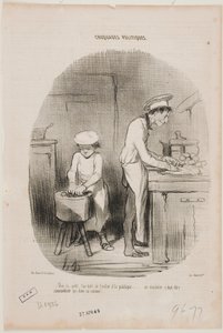 Siehst du, junger Mann, du solltest dich wirklich nicht in die Politik einmischen. von Honoré Daumier