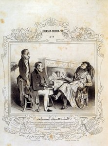 Illustrationen über Ideen und Legenden von Philipon unter dem Titel Les Cent und Robert Macaire von Honoré Daumier