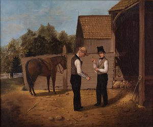 Handeln für ein Pferd, 1850-1855