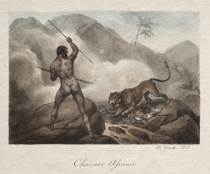 Afrikanischer Jäger von Horace Vernet