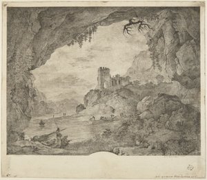 Fischen im Mondlicht von Horace Vernet