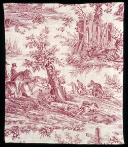 La Route de Jouy (Möbelstoff) von Horace Vernet