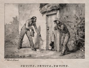 Plünderer (Maraudeurs. Petits! Petits! Petits!) von Emile Jean Horace Vernet