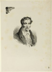 Porträt von Pierre Guérin von Emile Jean Horace Vernet