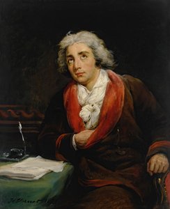 Porträt des Dichters André Chénier 1762-1794, 1825 von Emile Jean Horace Vernet