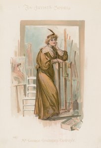 Ganzkörperporträt einer Frau von Howard Davie