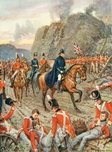 Der Herzog von Wellington (1769-1852) bei der Belagerung von Badajos von Howard Davie