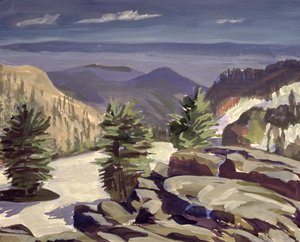 Bergblick, im Lassen Volcanic National Park, 2000