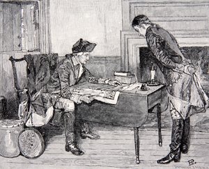 Hale erhält Anweisungen von Washington