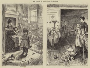 Die Krippe oder das Babyheim in Stepney