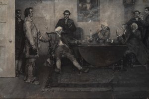 "Das ist Enoch Wade, meine Herren," sagte der Baronet von Howard Pyle