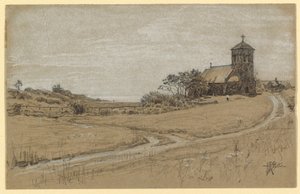 Zeichnung, Landschaft, 1880–90