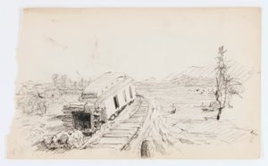 Ohne Titel (Entgleister Wagen)