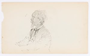 Ohne Titel (Kopf eines bärtigen Mannes)