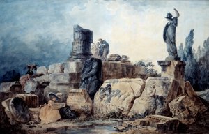 Die Zeichner von Hubert (after) Robert