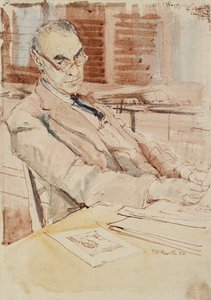 Porträt von Sir Karl Theodore Parker, CBE von Hubert Andrew Freeth