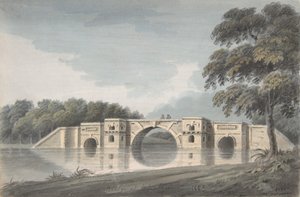 Brücke am Blenheim Palace (recto), York Cathedral (verso)