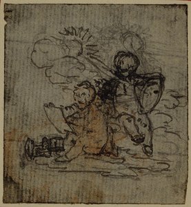 Studie für Vignette-Frontispiz von Tacitus "Tibère, ou Les Six Premiers Livres des Annales", Band 1