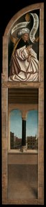 Erythräische Sibylle, vom Äußeren des linken Flügels des Genter Altars von Hubert & Jan van (1390 1441) Eyck