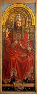 Gottvater, zentrales Panel des Genter Altars