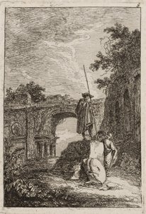 Tafel Acht aus Abende in Rom, 1763-64