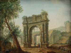 Ruinenlandschaft von Hubert Robert