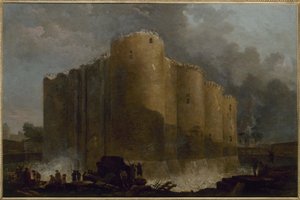 Die Bastille, in den ersten Tagen ihres Abrisses