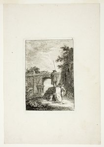 Der Triumphbogen, Tafel acht aus Les Soirées de Rome