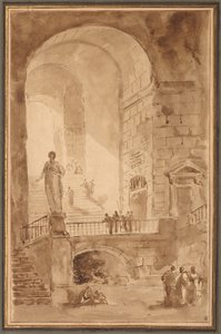Gewölbte Treppe