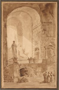 Gewölbte Treppe, um 1770-1779