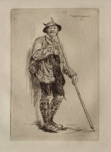 Bayerischer Bauer von Hubert von Herkomer