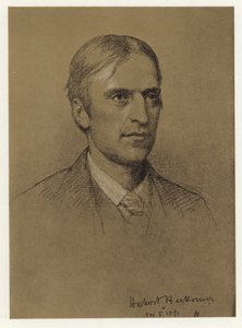 Selbstporträt von Hubert Herkomer von Hubert von Herkomer