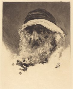 Studie eines arabischen Kopfes von Hubert von Herkomer