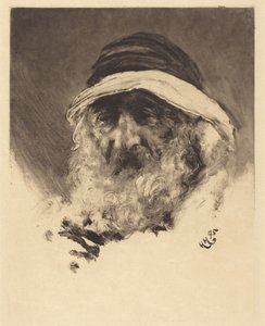 Studie eines arabischen Kopfes von Hubert von Herkomer
