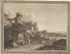 Landschaft mit Nymphen