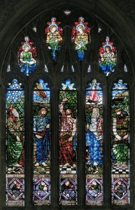 Langport, Allerheiligen, Abraham, Hiob, David, Moses & Salomo, 1879