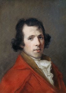 Porträt von Antonio Canova, Büste, im Mantel
