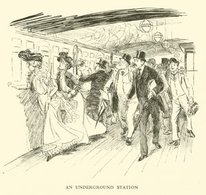 Eine U-Bahn-Station von Hugh Thomson