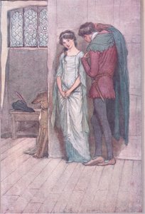 Und es ist der wahre Reichtum von dir selbst, den ich jetzt anstrebe, Illustration aus Die lustigen Weiber von Windsor, 1910