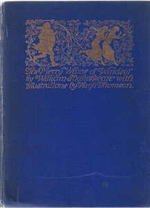 Vorderseitengestaltung, Illustration aus Die lustigen Weiber von Windsor, 1910 von Hugh Thomson