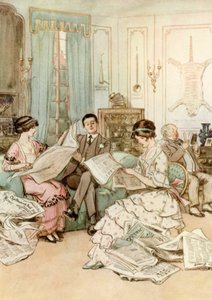 Illustration für J. M. Barries Der bewundernswerte Crichton von Hugh Thomson