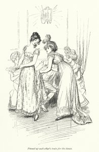 Illustration für Northanger Abbey von Jane Austen von Hugh Thomson