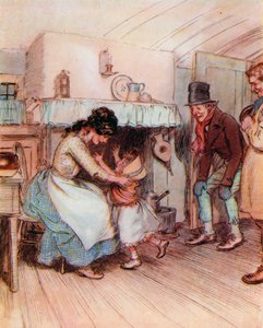 Illustration für Die Glocken von Charles Dickens von Hugh Thomson